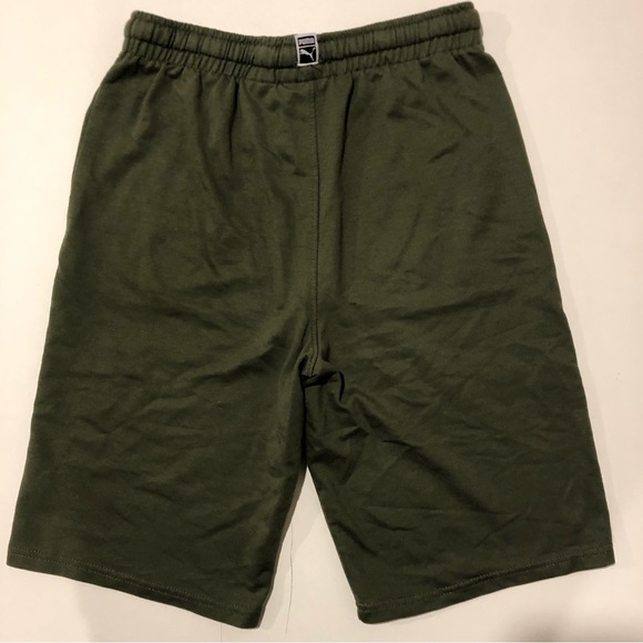 Puma Sweat Shorts Junior’s Size XL Green Color - Picture 5 of 9